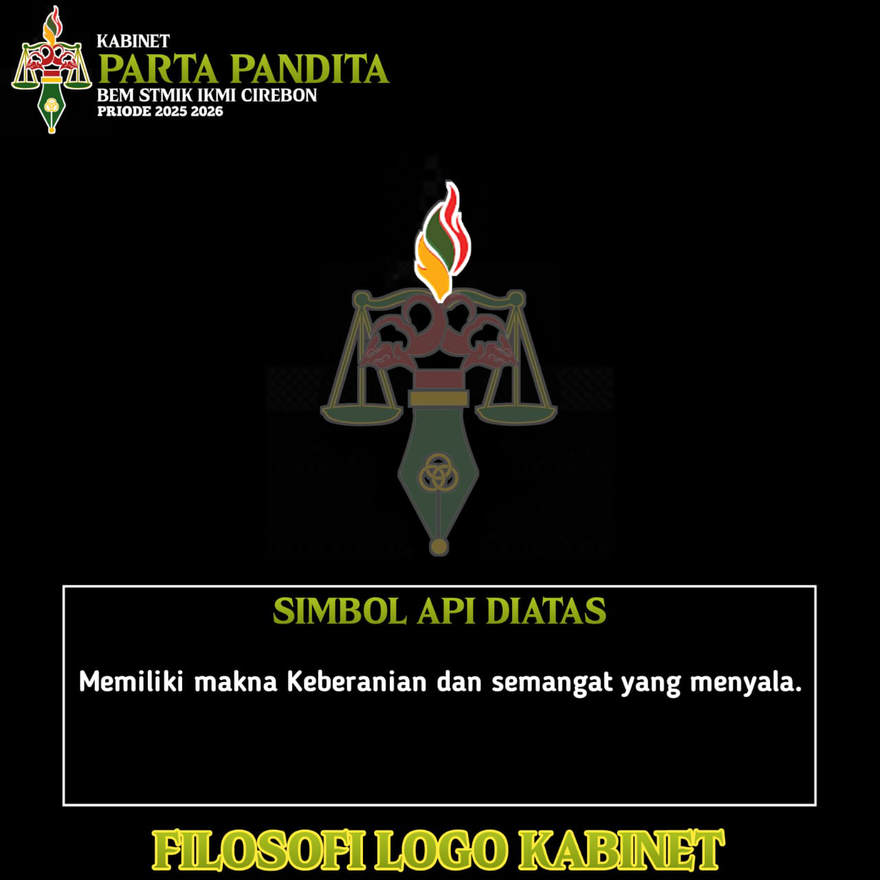 Simbol Api di Atas