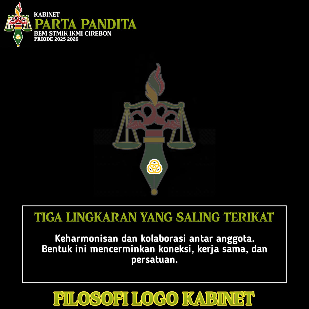 Tiga Lingkaran yang Saling Terikat